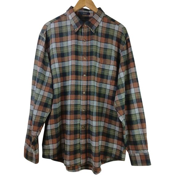 Pendleton Woolen Mills Men's SZ XL Mason 100% Cotton Flannel Button Down Shirt - Picture 2 of 5